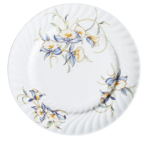 Crown Botanical Porcelain — Dinner Plate — Botanical