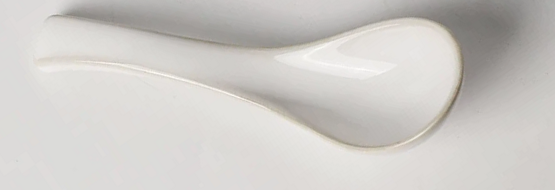 Luxe Minimalist Versailles — Small Spoon — White and Gold